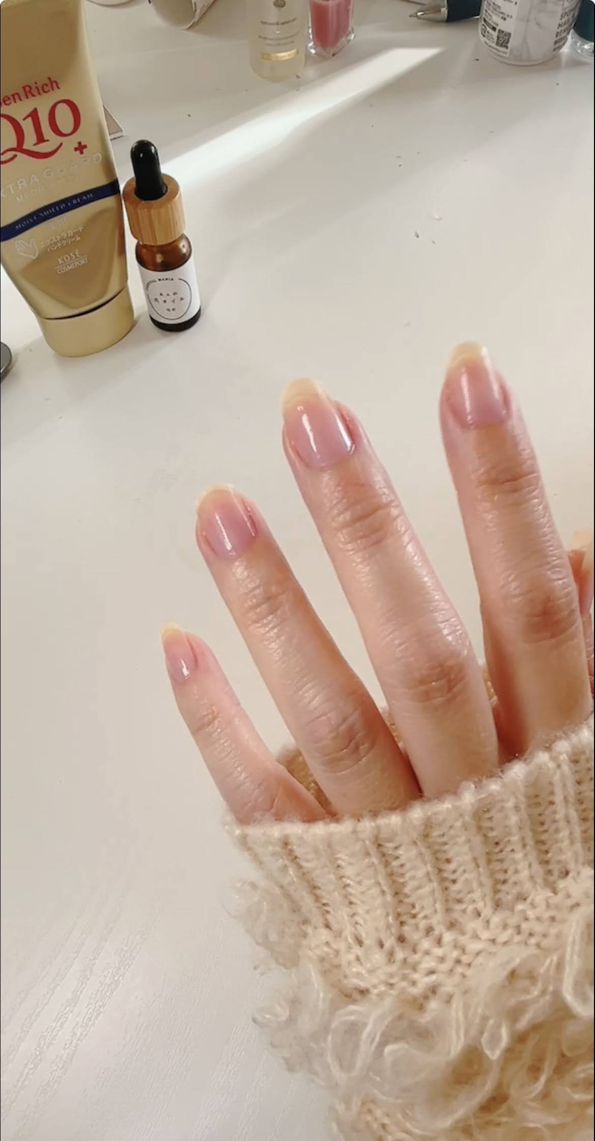 ナチュラルネイルとケア用品